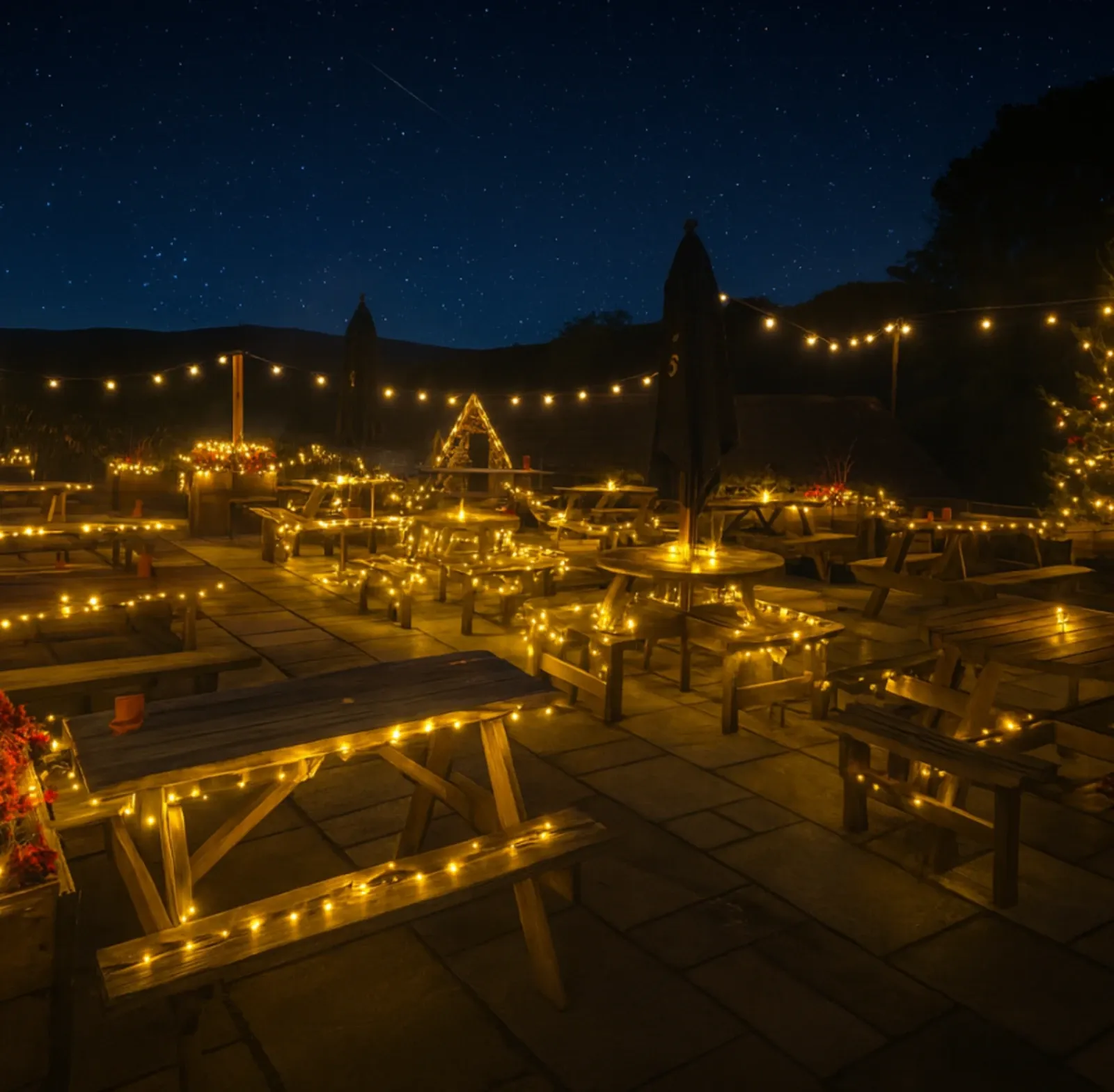 Christmas Wishes on the Terrace